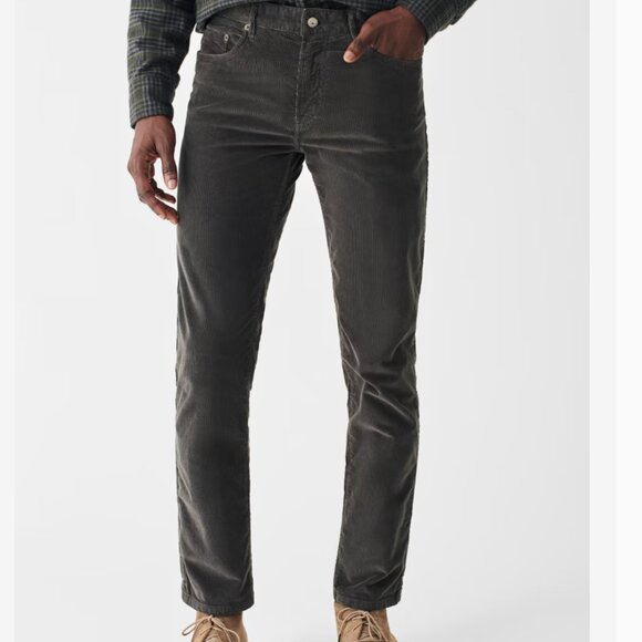 FAHERTY Gray Stretch Organic Cotton Cords- Sz 32- Like New! - Picture 14 of 14